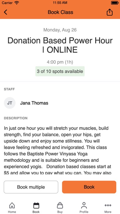 Savannah Power Yoga v. 3.0 Screenshot