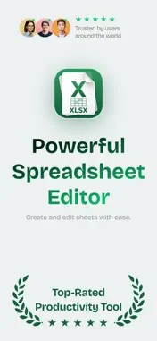XLSX Editor: Edit Spreadsheets screenshot 1
