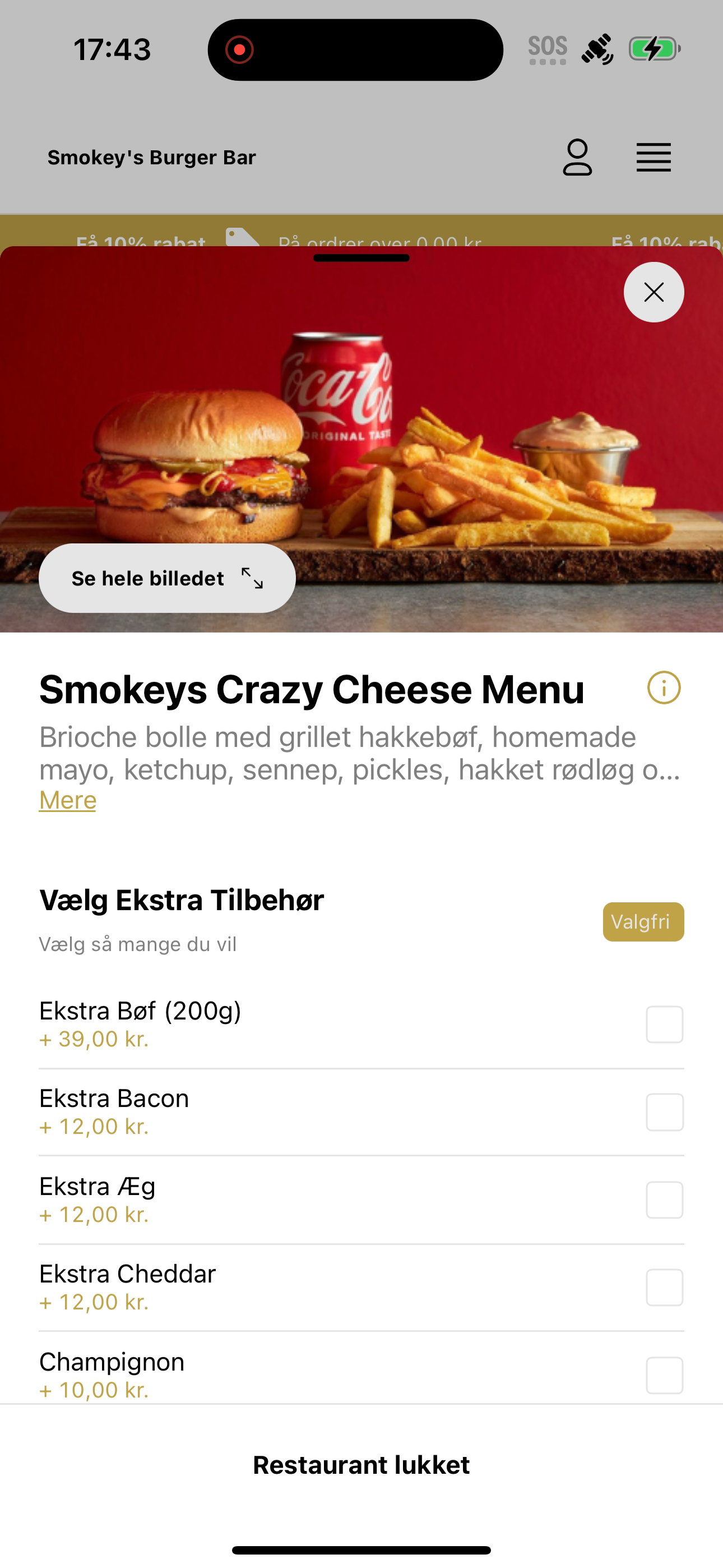 Smokey's Burger Bar screenshot 4