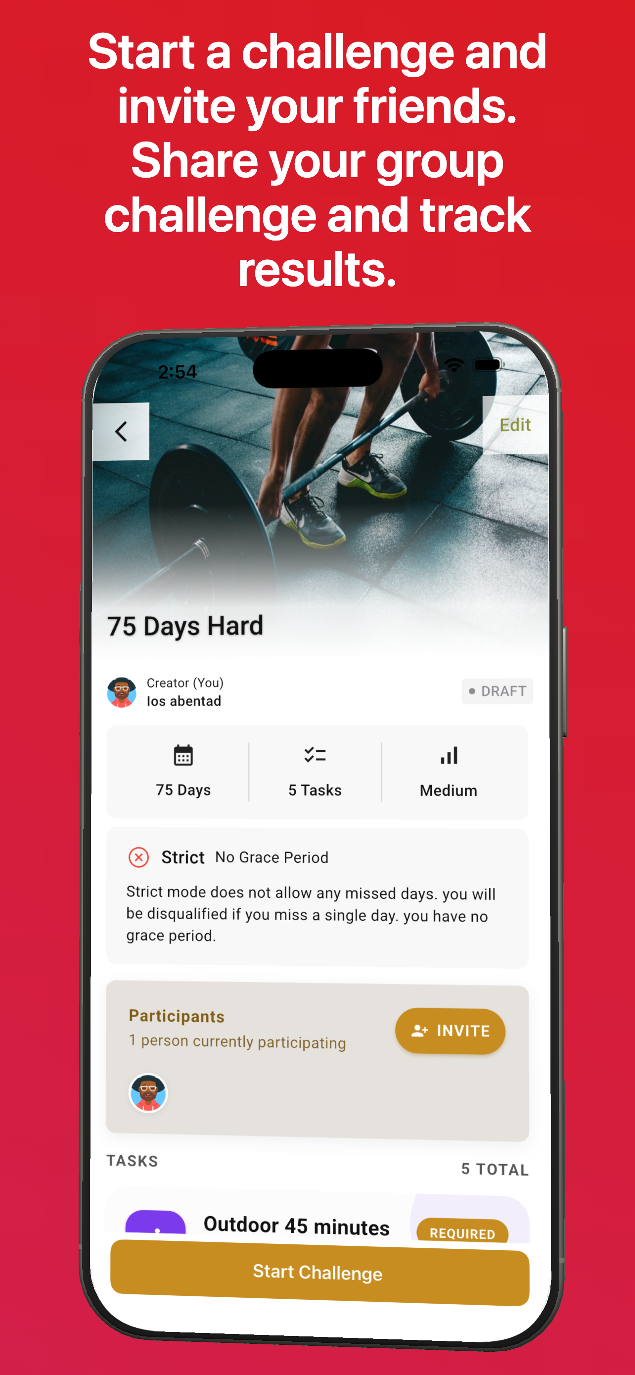 Group Challenge Runner