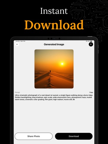 AI Chat Text & Image: Dexo AI iPad screenshot