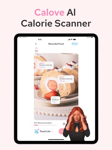 Diet&Fitness Tracker-Calove AI iPad screenshot