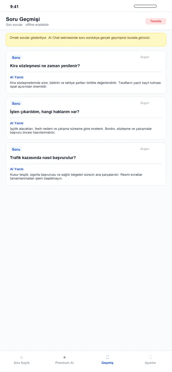 Screenshot #3 pour Avukat Cepte