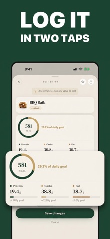 Kilo: Calorie Tracker iPhone screenshot 3