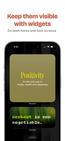 Roundtail: Quote Widget Maker Screenshot 2 of 6