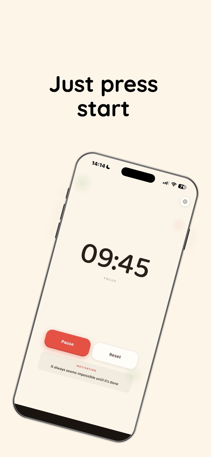 Focus Friend - Pomodoro timer iphone screenshot 2