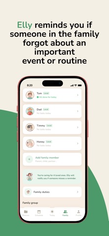 Elly — Family Care Organizer screenshot