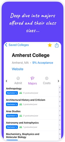 My College Tracker: Search App Screenshot 7 of 10