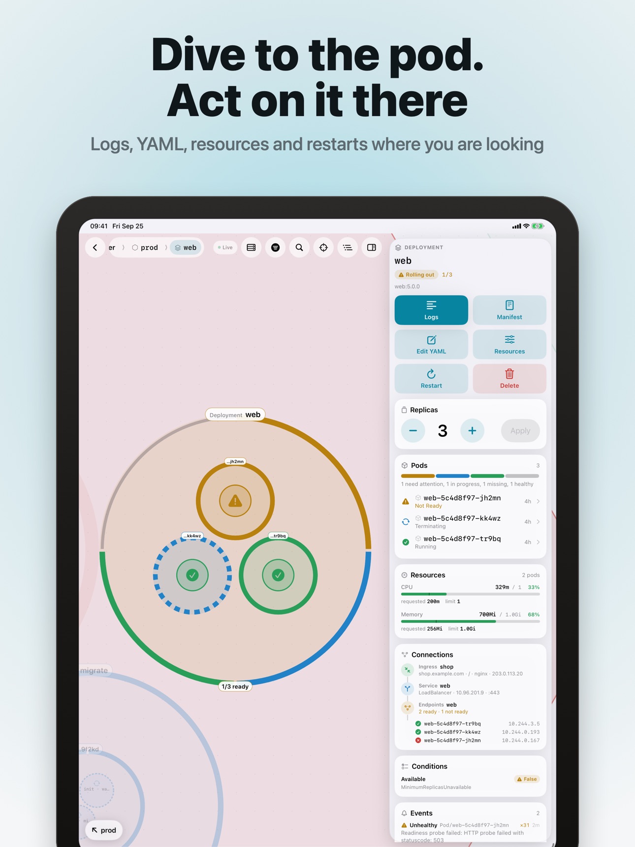 Screenshot 7 of Foredeck — Kubernetes Console