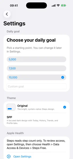 Steps: Pocket Pedometer Lite screenshot 4