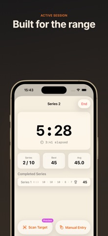 Pellet - Shooting App iPhone screenshot