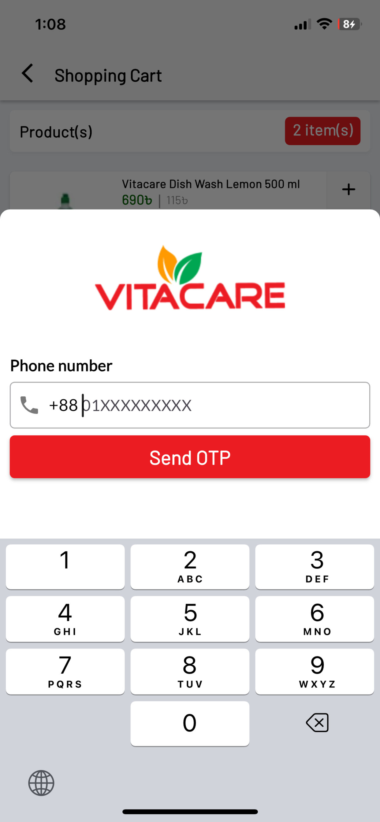VitaCare - Online Shopping
