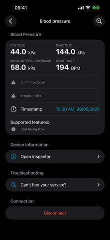 nRF Toolbox iPhone screenshot