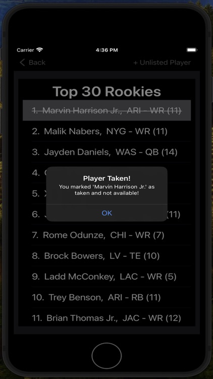 Fantasy FB Draft Kit screenshot-6