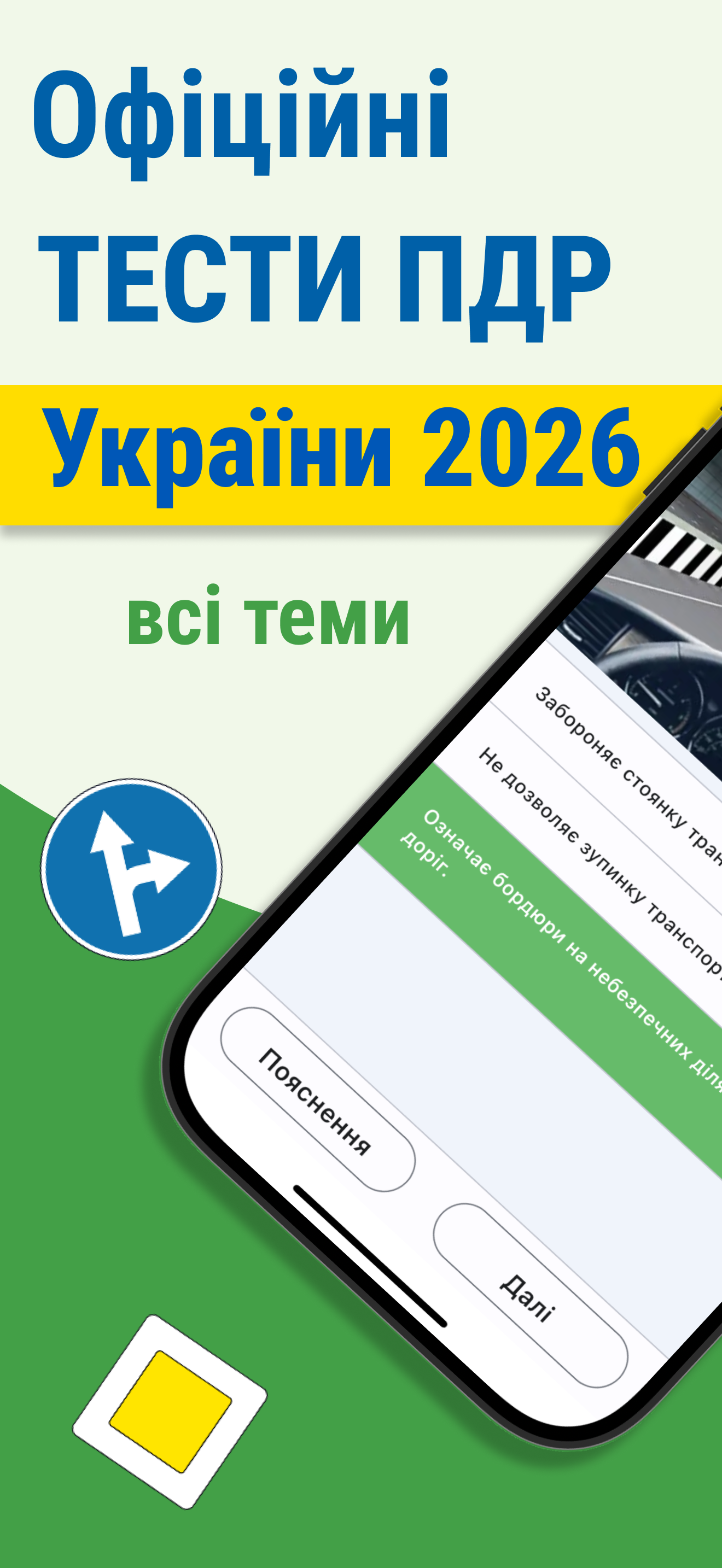 Тести ПДР Україна 2025