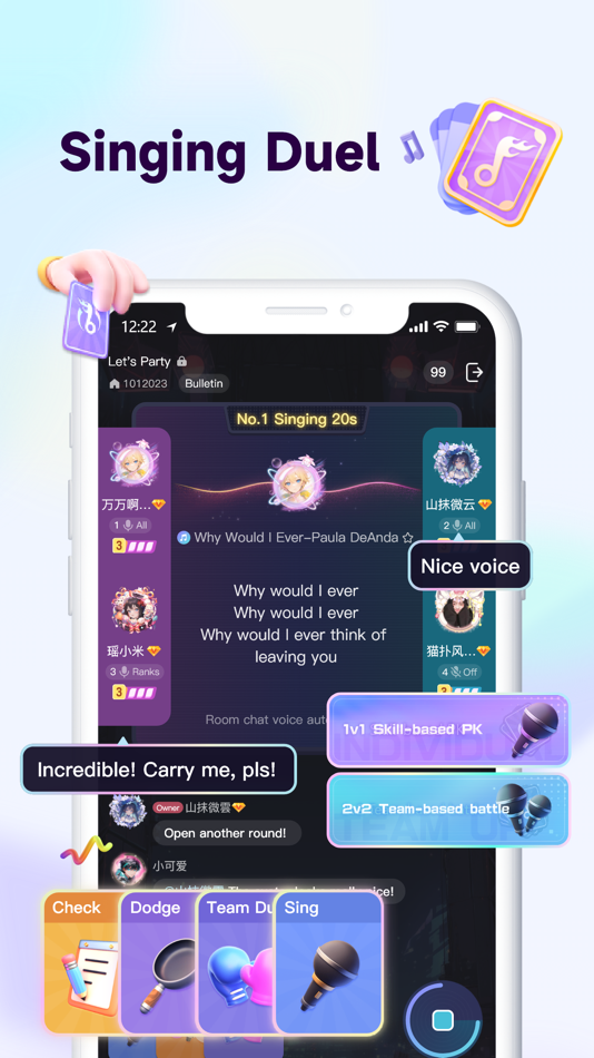 #3. 全民party-語音聊天匿名交友軟體,配對約會app (iOS) 由: Staraltar Technology Co., Ltd.