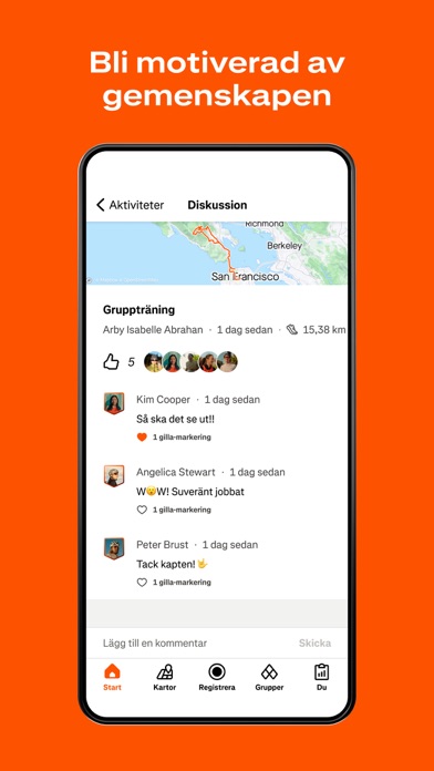 Strava: spring, cykla, vandra App Store preview screenshot 8