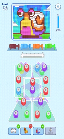 Woolen Yarn: Sort & Knit Screenshot 4 of 6