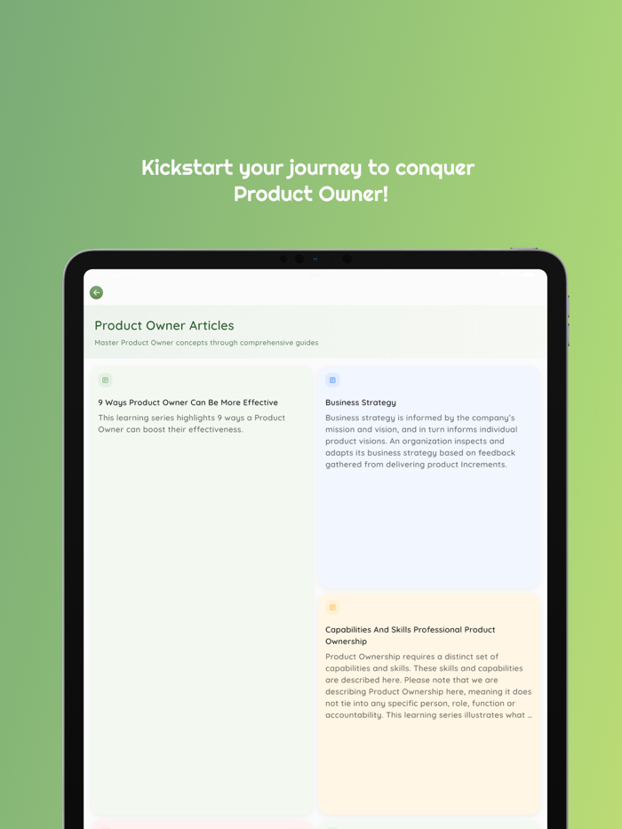 Product Owner Exam 2025