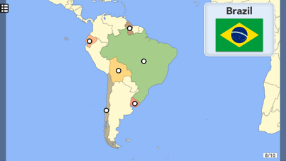 Countries, Capitals, Flags Screenshot