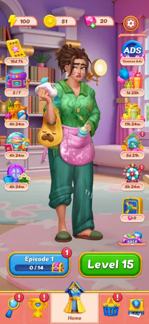 Golden Touch: Merge & Makeover screenshot 1