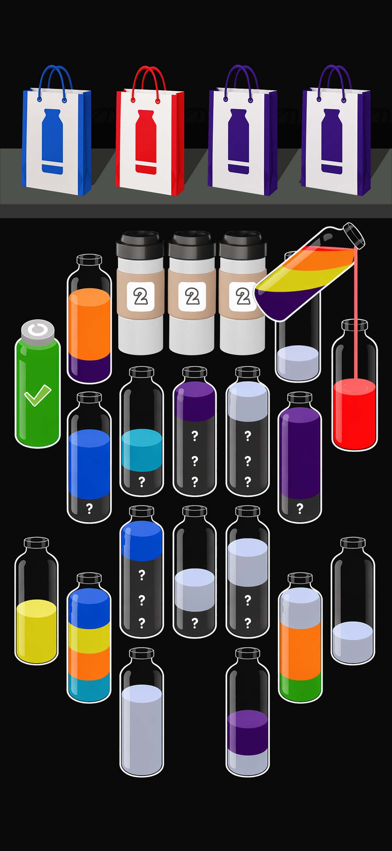 Order Crazy: Water Sort Puzzle