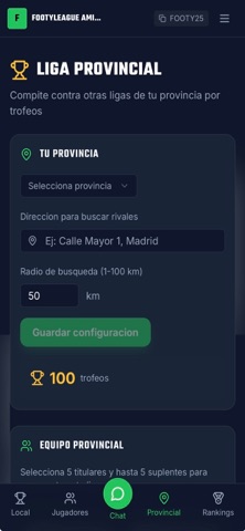 FootyLeague screenshot