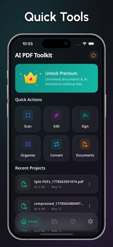 AI PDF: Scan, Edit & Sign Screenshot 1 of 5