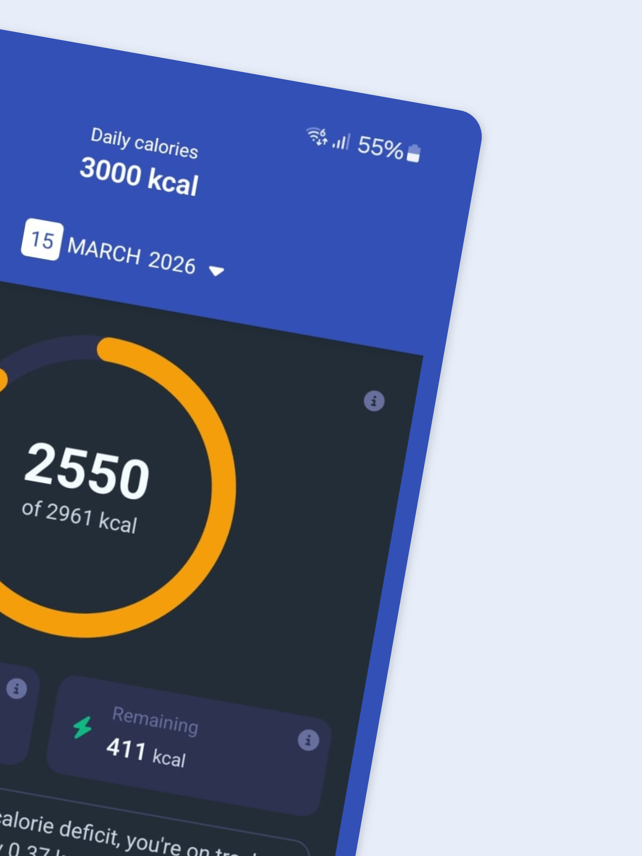 Burnin: Calorie Counter
