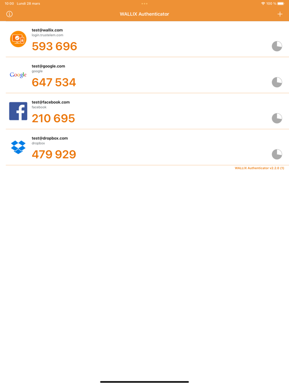 Screenshot #5 pour WALLIX Authenticator
