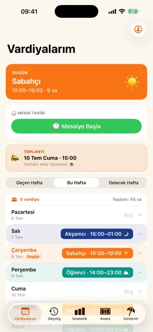 ShiftGo — Vardiya Takibi screenshot 1