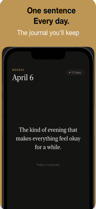 One - Simple Journal Screenshot 1 of 4