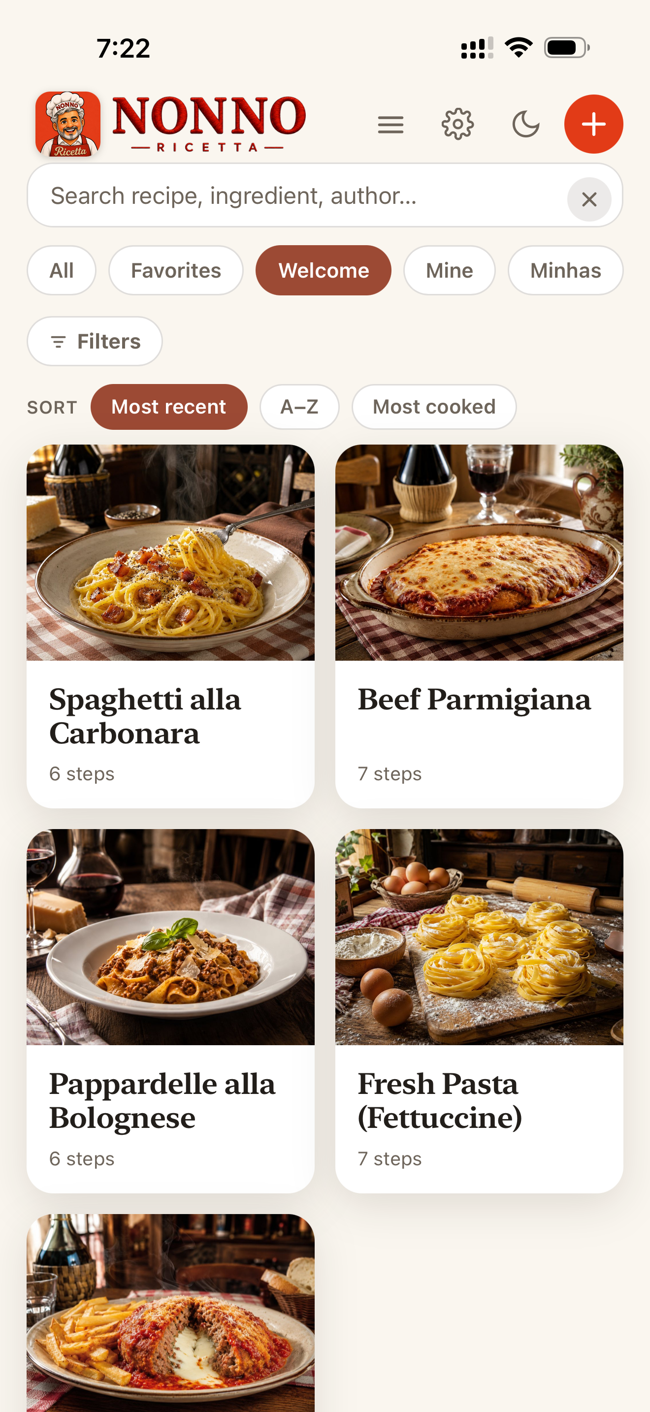 Nonno: Recipe Keeper screenshot 3