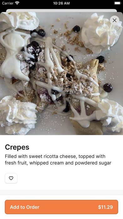 Ida's Cafe To Go iPhone screenshot 4 - Food & Drink app