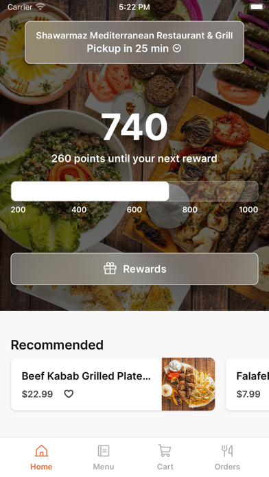 Shawarmaz FL iPhone screenshot 1 - Food & Drink app