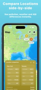 Haze: Air Quality & AQI Map screenshot