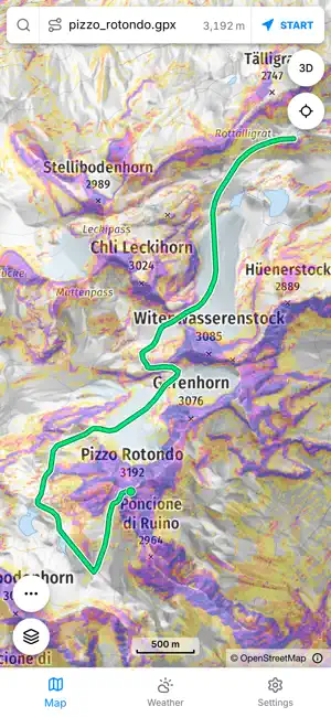 topo^alpin screenshot 1
