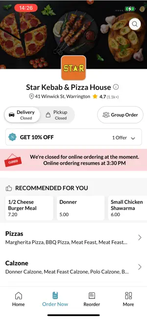 Star Kebab & Pizza House screenshot 2