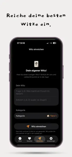 Screenshot von WitzWischer - Kinderwitze auf dem iPhone 3