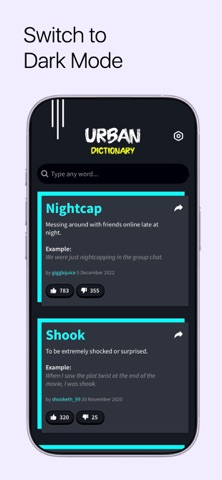 Urban Dictionary - Daily Slang iPhone screenshot
