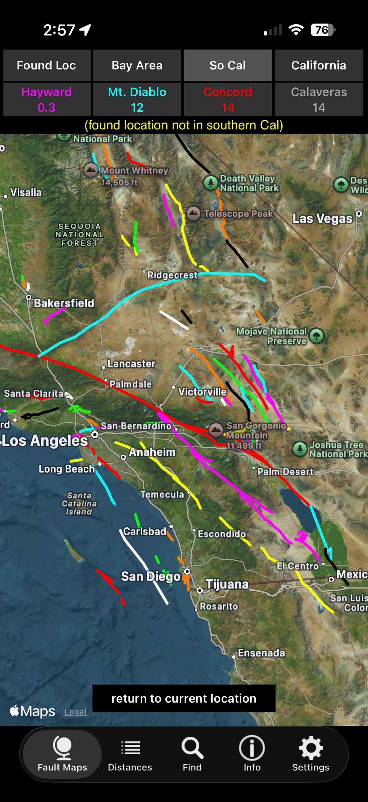 California Earthquake Faults