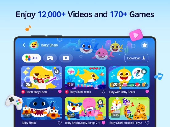 Baby Shark World for Kids iPad screenshot