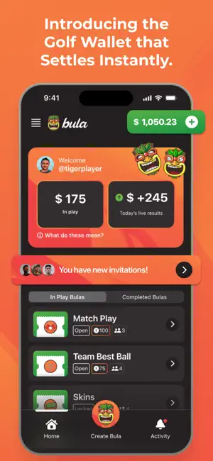 Bula: Golf Wallet for Matches screenshot 1