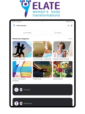 Elate: Women's Weight Loss 40+ iPad screenshot