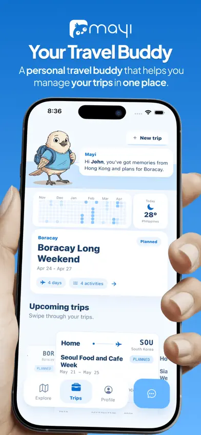 Mayi - Travel Buddy screenshot 1