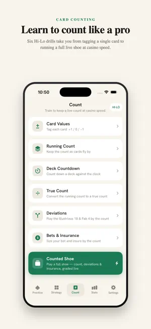 TwentyOne: Blackjack Trainer screenshot 3