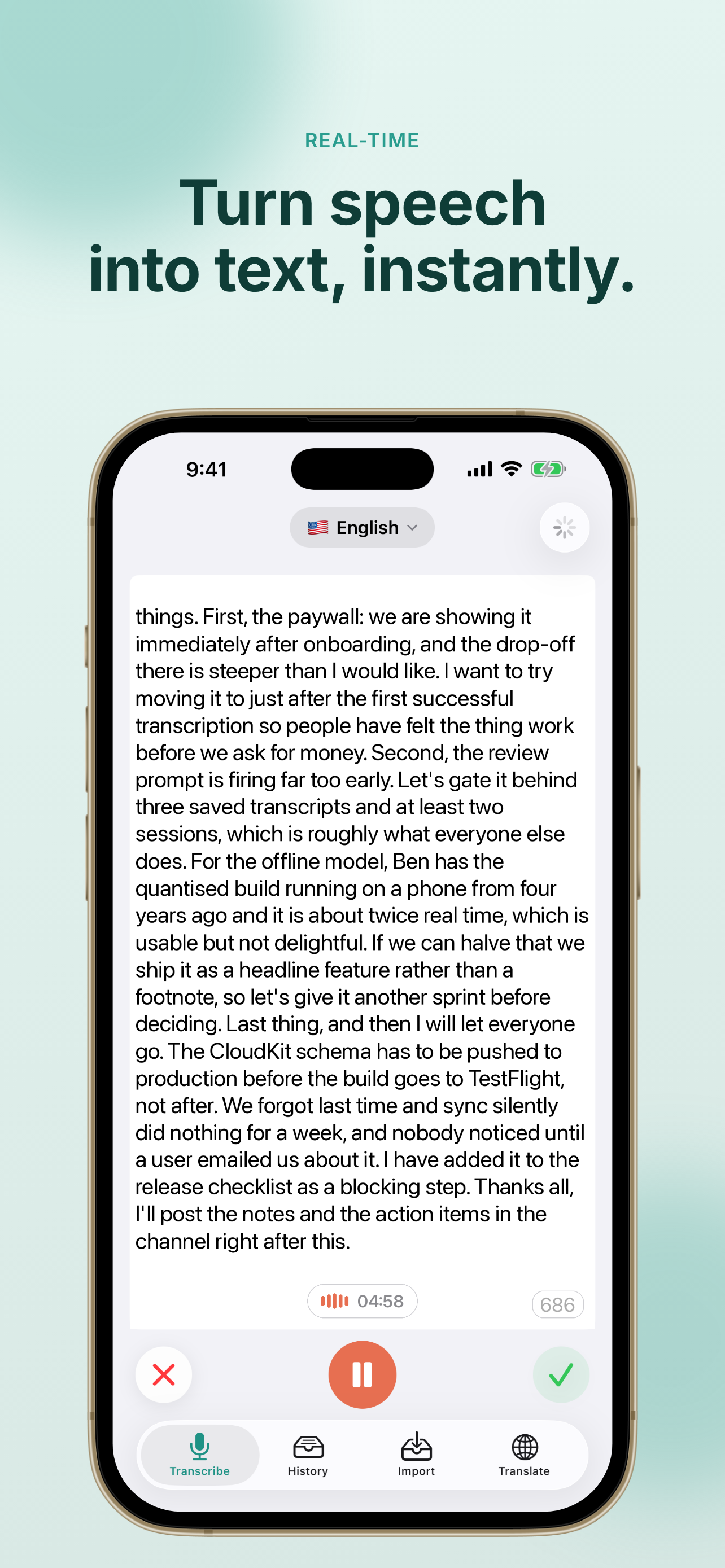 Voice to Text AI Transcriber