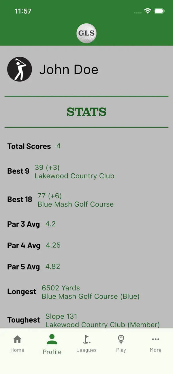 Screenshot #3 pour GolfLeagueSite