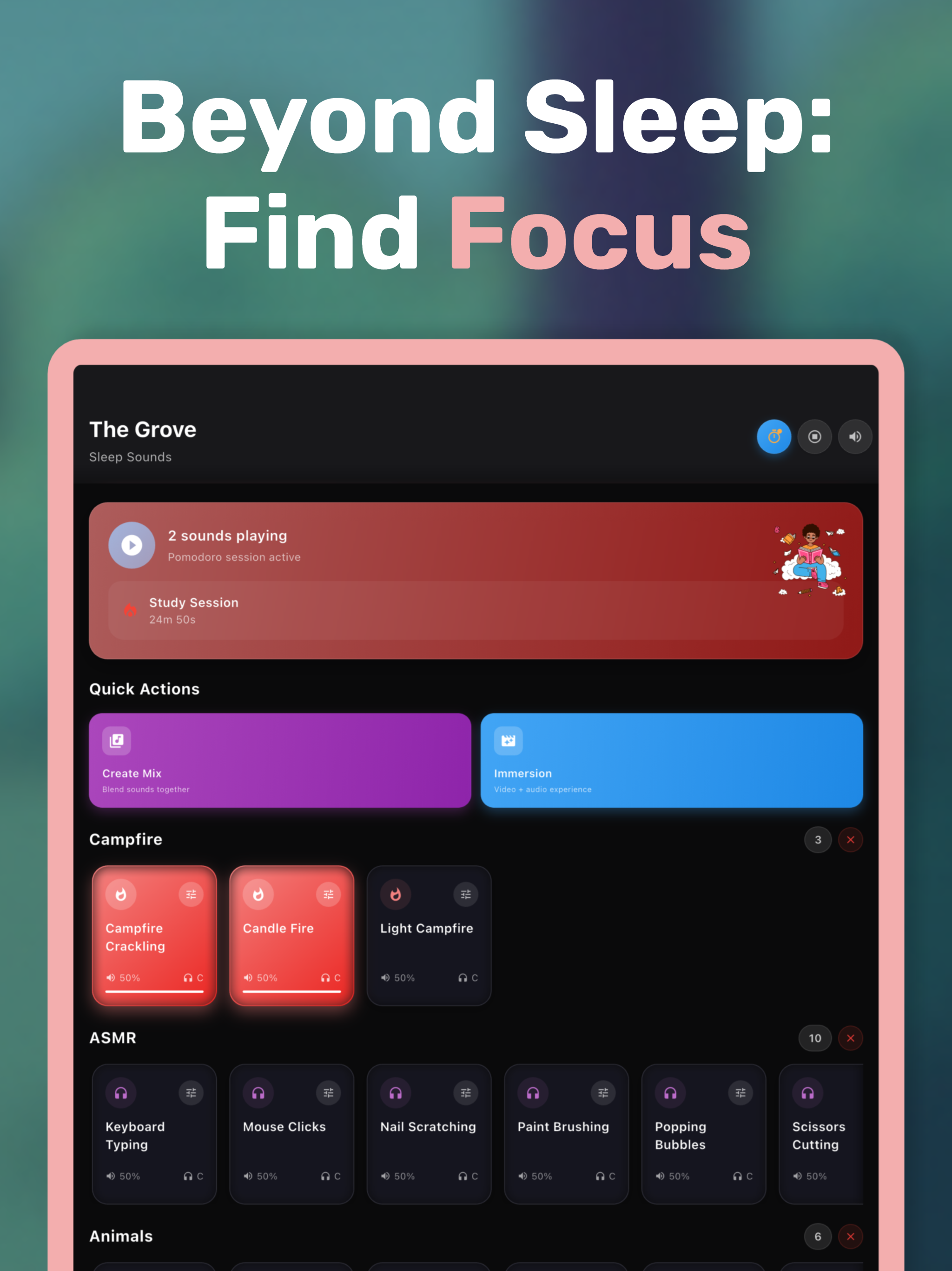 Night Forest Sound: Rainforest screenshot 15