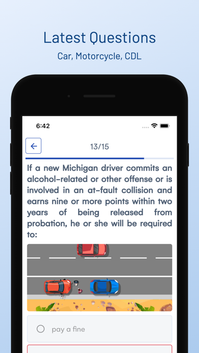 Michigan DMV Driver Test Prep Screenshot